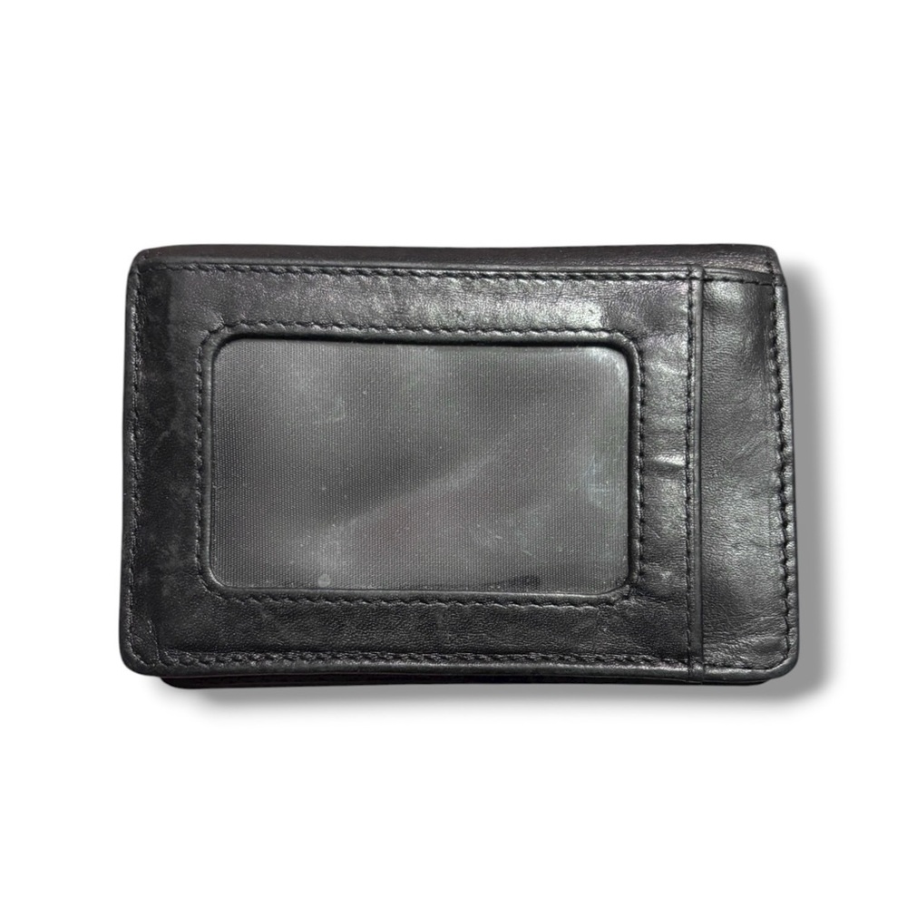 LAUREN RALPH LAUREN Black Leather Keychain Wallet - Picture 4 of 11